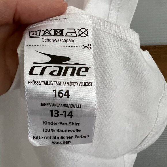 Germany Deutschland Emblem Flag Colors Fan Sports T-Shirt by Crane Sz 13-14 - Picture 6 of 7